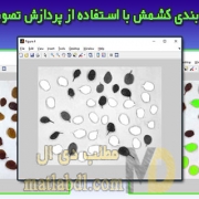پروژه درجه بندی کشمش با استفاده از پردازش تصویر در متلب
